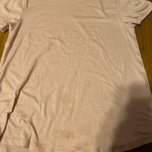 A simple pink t- shirt